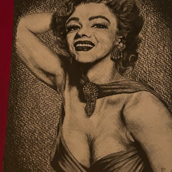 John Wayne portrait completely hand drawn - Picture 4 of 4